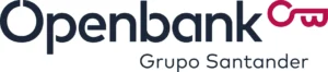 Logotipo de Openbank Grupo Santander con la palabra Openbank en tipografía azul oscuro y un símbolo magenta a la derecha, Open Bank S.A. y el sorprendente bloqueo de cuentas.