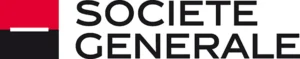 Logotipo con un bloque rojo sobre negro separado por una barra blanca a la izquierda y las palabras en mayúsculas SOCIETE GENERALE a la derecha, Société Générale, S.E. ¿Qué le pasó a un cliente?