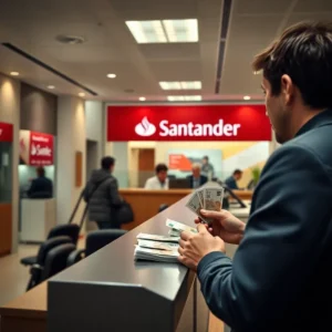 solicitud cambio divisa extranjera efectivo cuentas banco santander