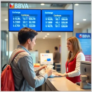 solicitud cambio divisa extranjera efectivo cuentas bbva