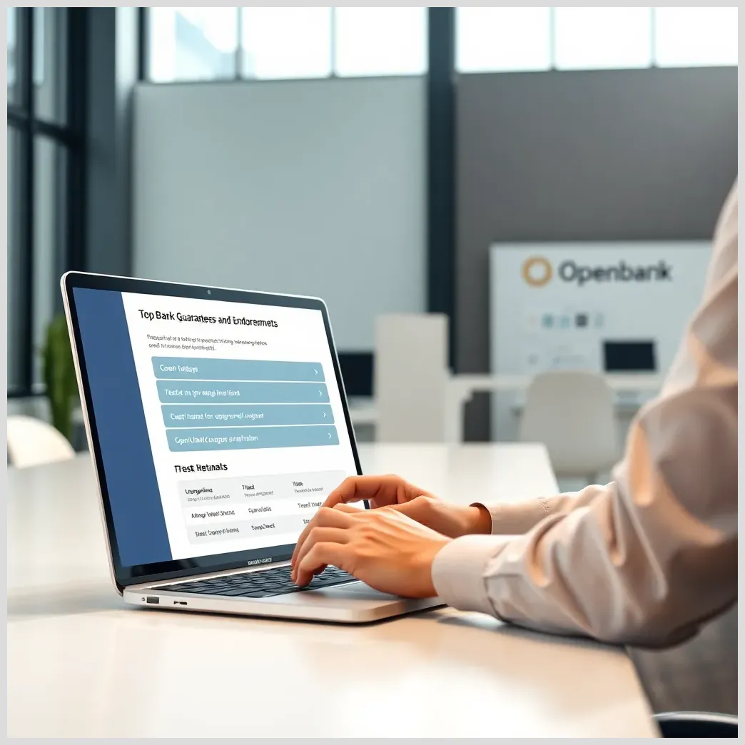Solicitud y gestión de avales y garantías bancarias en openbank