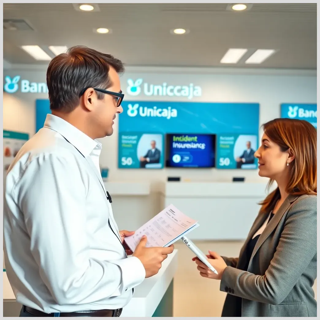 Contratación de seguros vinculados: accidentes en el banco unicaja Trámites bancarios contratación de seguros vinculados: accidentes en el banco unicaja
