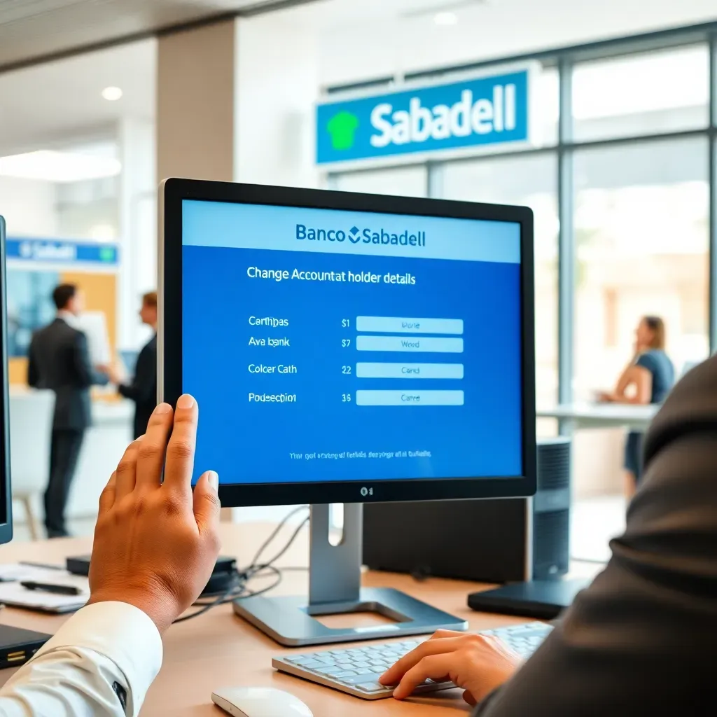 Modificar titulares en el banco sabadell Trámites bancarios modificar titulares en el banco sabadell